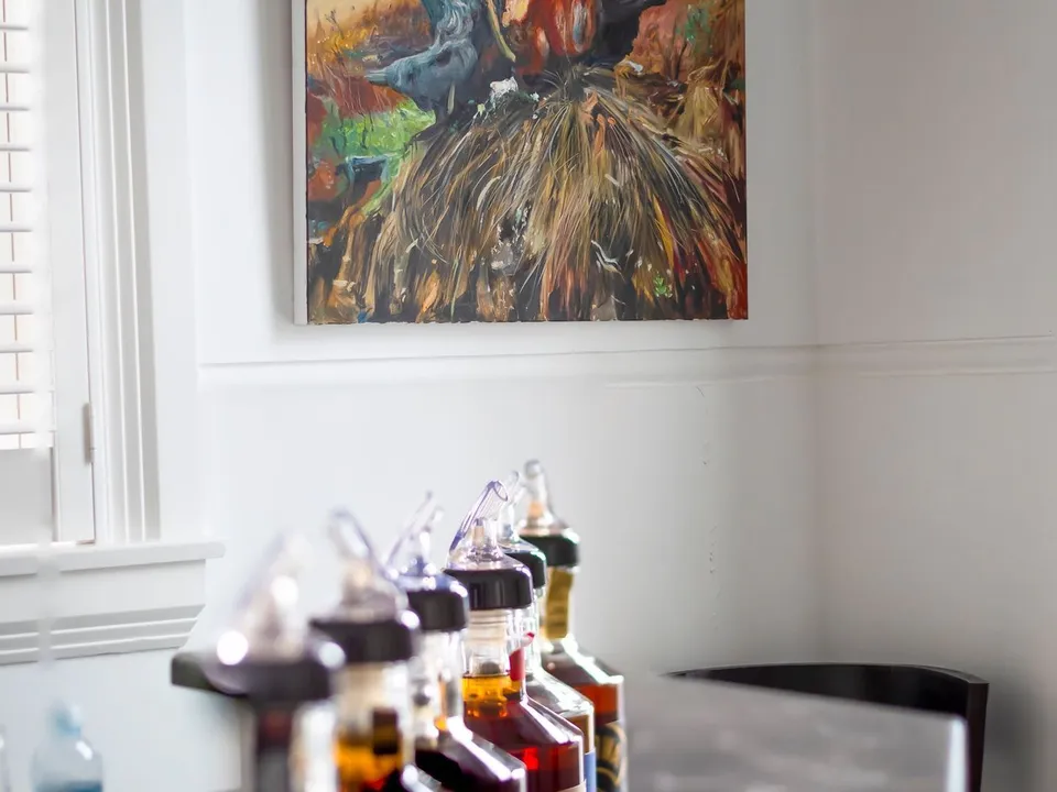 The cocktail and wine bar