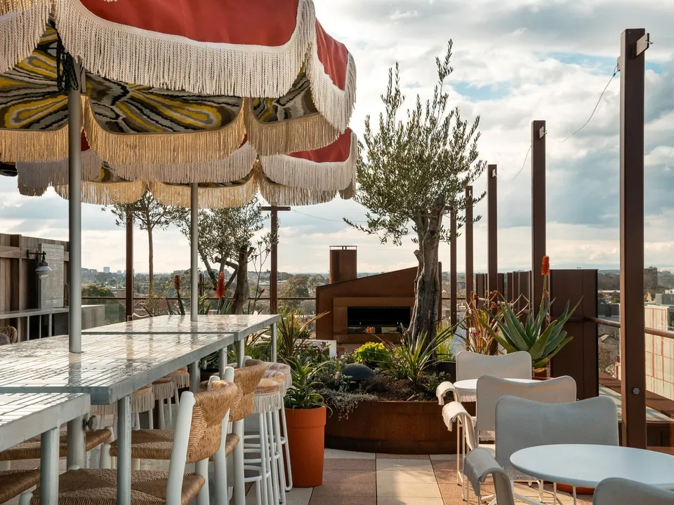 On Top rooftop bar with panoramic city views