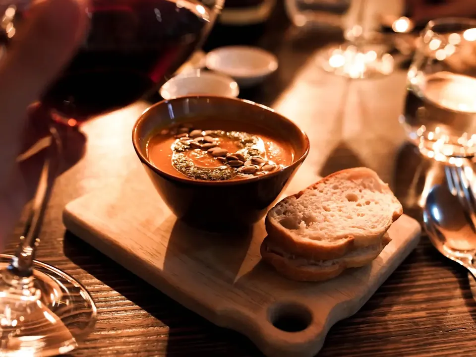 Dinner at Pumphouse Point