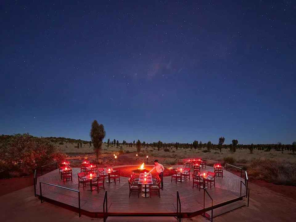 Table 131 alfresco dining under the desert stars