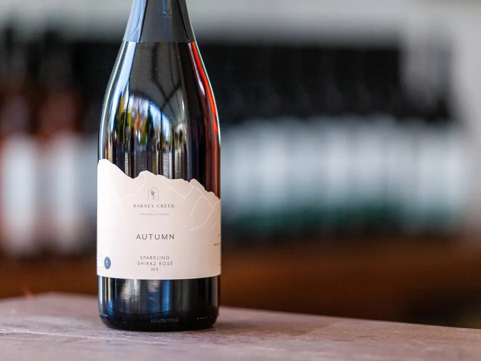 Estate-grown Sparkling Shiraz Rose from the cellar door