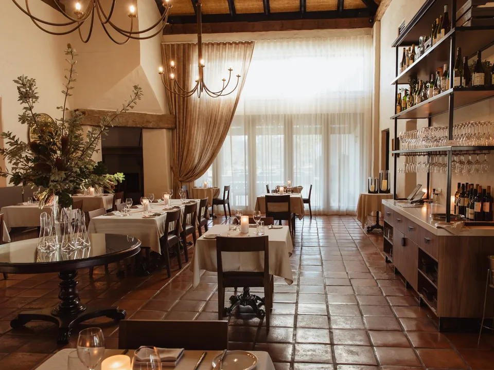 Sebastian Restaurant, the lodge's farm-to-table dining room