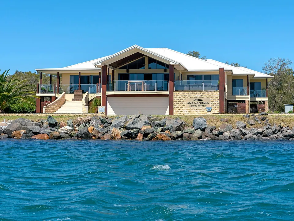 Ana Mandara Luxury Retreat from the Hastings River