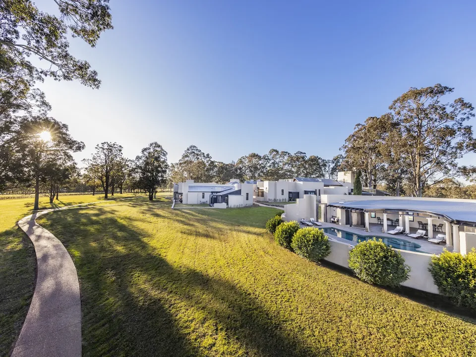 Tower Lodge set among the vineyards of the Hunter Valley