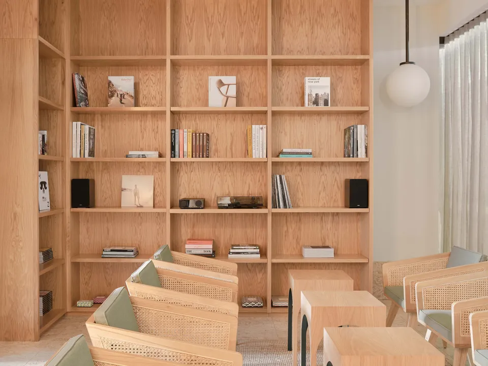 The Library, a curated retreat for guests