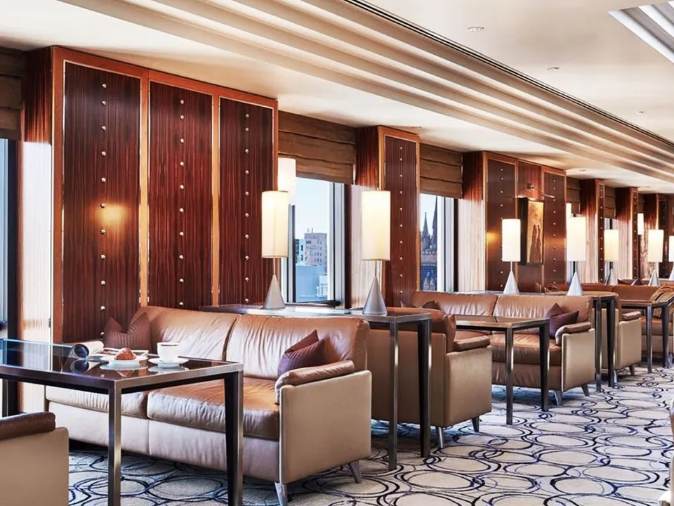 Tea Lounge overlooking Trilogy Gardens