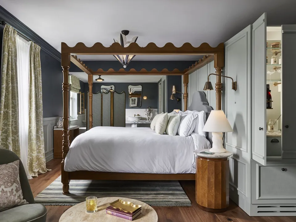 Highland Suite with four-poster bed and bespoke interiors