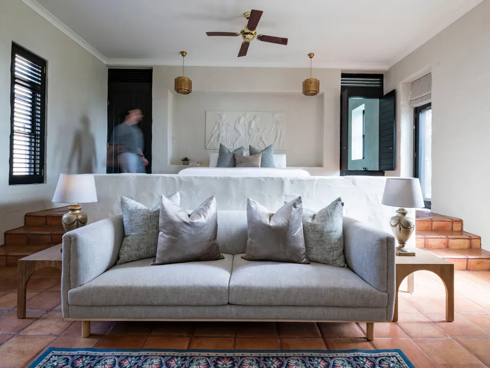 Estate Suite with king bed and refined country furnishings