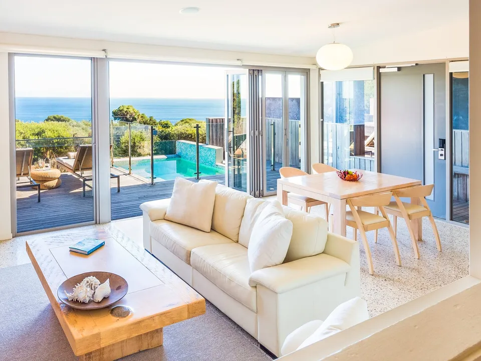 Ocean views from the villa deck